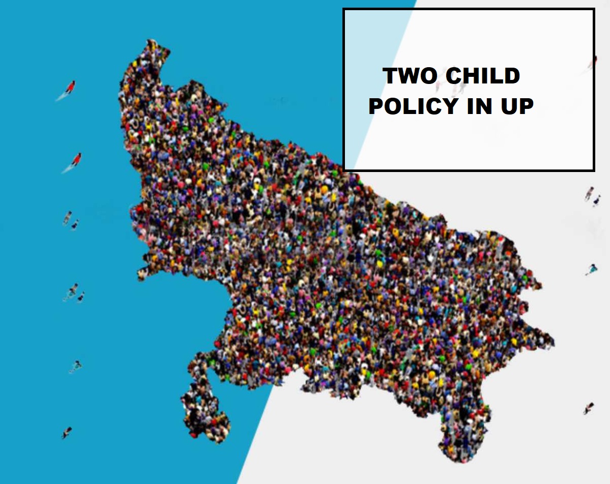 Two Child Policy in UP Population (Control, Stabilization and Welfare